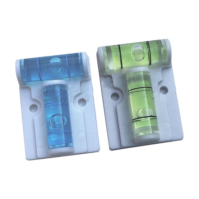 Bgsha 2 Pcs Inclinomètre Horizontal en Plastique Type T pour Mesure de Niveau à Bulles