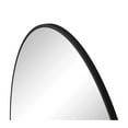 thumbnail image 4 of 39" Round Wall Mirror, Black Metal Framed Circle Mirror for Bathroom & Living Room, Oversized Vanity Mirror with Rust-Resistant Frame, Modern Dressing Mirror for Bedroom Decor, Large Home Wall Decor, 4 of 7