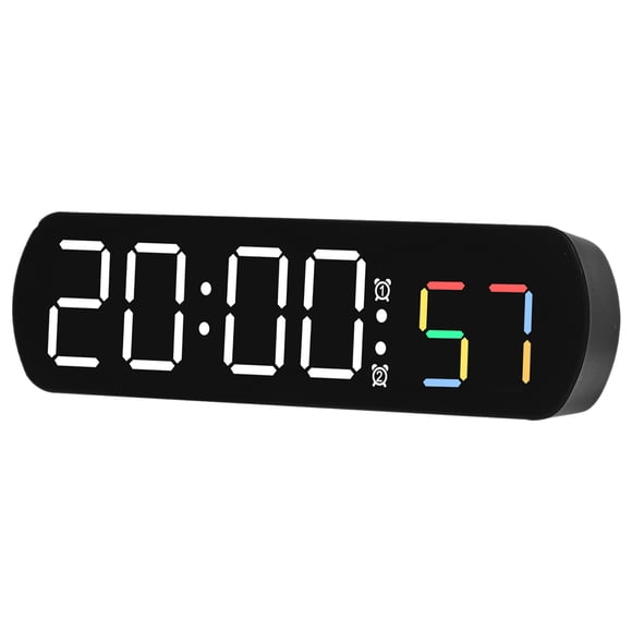 KAKOWELY Digital Alarm Clock Multi-function Desk Clock With Temperature Display Countdown LED Timer,6.5"X1.85"X0.98"