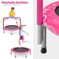 thumbnail image 6 of Costway Kids Trampoline Rebounder, Pink, 27.5'' x 12.5'' x 3", 6 of 12