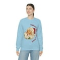 thumbnail image 6 of Santa with a beard holiday Christmas sweatshirt funny retro women, 6 of 9