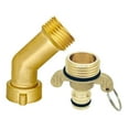 thumbnail image 3 of Elbow Water Hose Connector Plumbing Fitting Water Hose Fitting Leak Proof Designs for Boats Versatile Application, 3 of 8