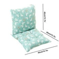 thumbnail image 3 of YiJuHui 1pcs All-Weather Rocking Chair Cushion with Straps - Waterproof Patio Furniture Cushion for Outdoor Porch Swing, High Back Support, Tufted Design, Quick-Dry Comfort, 3 of 6