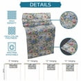 thumbnail image 6 of Blue Pink Spring Floral Table Runner - 72 Inch Long Vintage Summer Botanical Cotton and Linen Blended Dress Scarves Farmhouse Table Runner for Kitchen Dining, Coffee Table, 13" x 72", 6 of 8