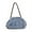 Blue, variant on Pleated Design Faux Fur Shoulder Bags For Women 2024 Luxury Designer Purses And Handbags Winter Warm Soft Plush Hobo Bags