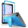 thumbnail image 1 of Poetic Série Révolution Conçue pour Samsung Galaxy Tab A 8.4 2020 Étui Robuste avec Support, Modèle SM-T307, Étui Robuste Tout-Terrain, Protecteur d'Écran Intégré, Bleu/gris, 1 of 6