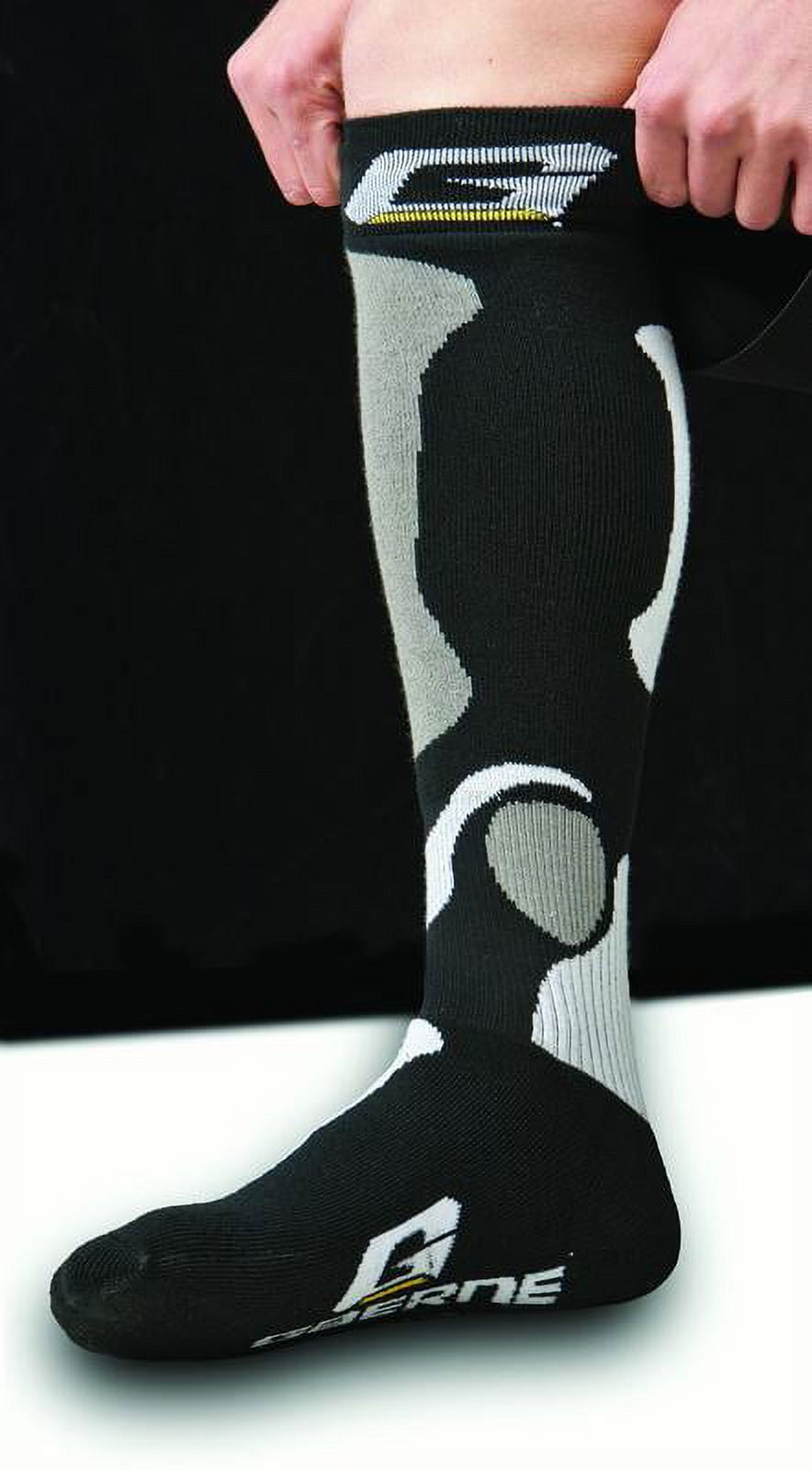 Gaerne Short Socks Black/Gray 7-9 USA 