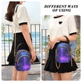thumbnail image 7 of Women's Crossbody Handbags Shoulder Handbag Multi Pocket Crossbody Bag Purple Neon Waterfall, 7 of 7