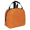 thumbnail image 2 of Honeii Orange Glitter Print Lunch Bag Women, Lunch Box Lunch Bag for Women Adult Men, Small Leakproof Cute Lunch Tote Large Capacity Reusable, 2 of 8