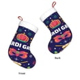 thumbnail image 3 of Rateoe Happy Mardi Gras Print Christmas Stockings,18 Inch Large Christmas Stockings Decoration Ornaments for Holiday Home Fireplace Indoors, 3 of 7