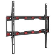 Barkan ND300 No-Stud Fixed TV Wall Mount for 19-65 Inch TVs, Drywall Installation, 80 lb Capacity, VESA 75x75 to 400x400, Black