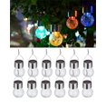 thumbnail image 1 of Farol colgante con luz LED con energía solar, 7 colores, impermeable, 1 of 6