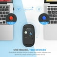 thumbnail image 2 of Bluetooth Mouse, Jelly Comb Slim Dual Mode 2.4GHz Wireless Mouse for Laptop, MacBook, PC, 2 of 9