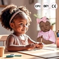 thumbnail image 4 of Muñeca Reborn Aori negra de 18 pulgadas con kit de alimentación para niños, 4 of 8