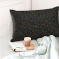 thumbnail image 4 of Honeii Doodle Dinosaur Print Pillow Cases,Plush Throw Pillow Covers,Decorative Pillowcase for Sofa, Couch, Living Room-20"x30", 4 of 6