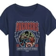 thumbnail image 3 of Marvel The Avengers - Band Tee Style - Women's Short Sleeve Graphic T-Shirt, 3 of 5