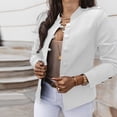 thumbnail image 1 of Mikilon Manteau Court à Manches Longues Ajusté pour Femme, 1 of 5