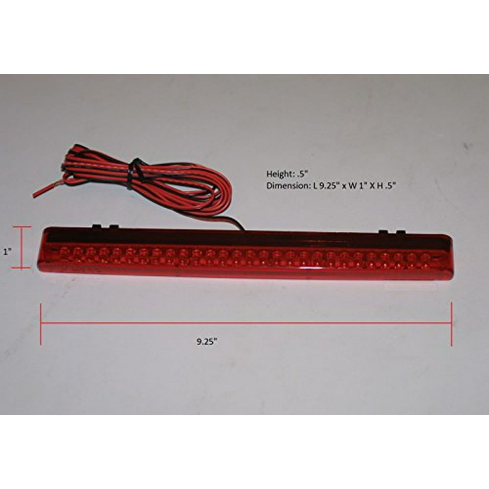 JSP CHMSL Center HighMount Stop Lamp 9.25 by 1 inch Third Brake Light W18LED