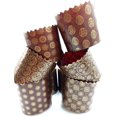 thumbnail image 1 of LOVARE Panettone Molde de papel est&aacute;ndar &ndash; 24 piezas, 9 cm x 9 cm &ndash; Moldes redondos de papel Panettone Panettone Panettone &ndash; Moldes para hornear pa QG group NA, 1 of 9