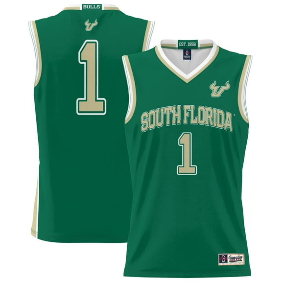Unisex GameDay Greats #1 Green South Florida Bulls Lightweight Basketball Jersey