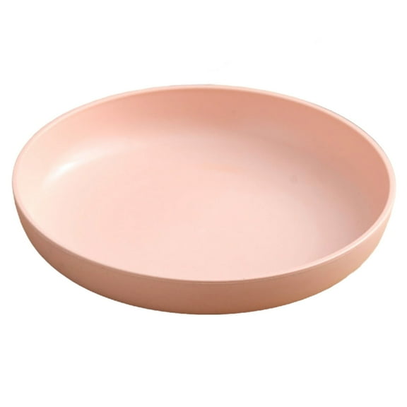 GiLiling 20cm Deep Wheat Ceramic Family-Size Serving Plate, Large Capacity Fruit Vegetable Salad Snack Platter for Dining Table, Rustic Farmhouse Dishware for Appetizers Party Buffet Display