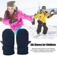 thumbnail image 4 of LShunze Kids Waterproof Ski Snow Mittens - Winter Warm Fleece Gloves Adjustable Strap Double-Layer Anti-Slip Ski Gloves for Boys Girls Cold Weather (for 1-8 years), 4 of 8