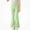 Green, variant on Girls Sweatpants (3-11) Summer Ice Silk Flared Pants Casual Comfortable Base Layer Trousers Cool Black