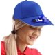 thumbnail image 3 of Gorra de ventilador solar de verano azul para fanáticos del béisbol - Sombrero de ventilador solar para hombres - Sombrero de protección solar para pesca, camping, deportes al aire libre JM, 3 of 5