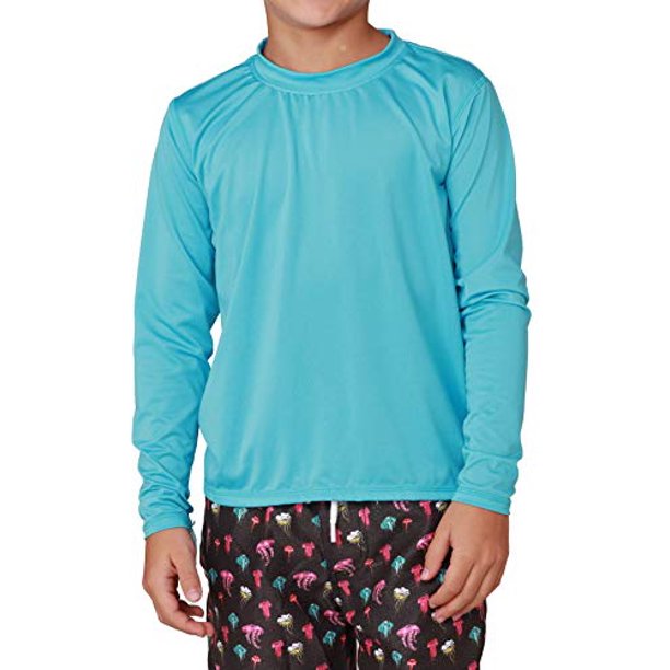 InGear Ingear Boys' Swim Shirt UPF Boys sun shirts Boys' Long Sleeve