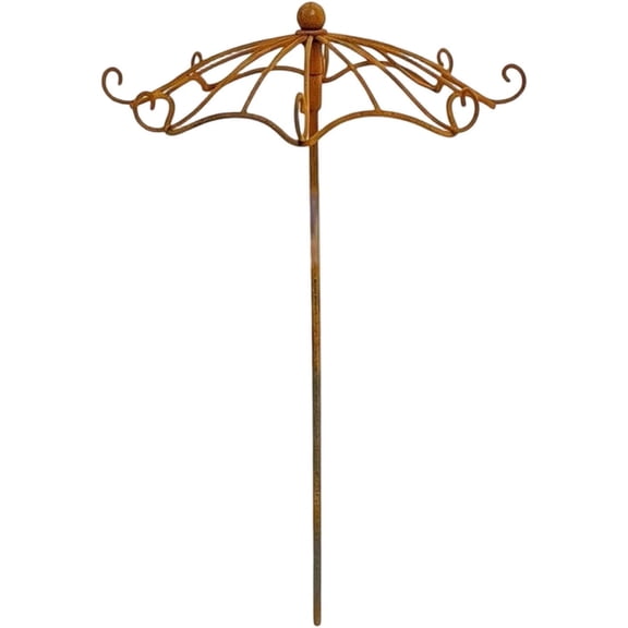 Clematis Trellis Metal Umbrella Shaped Garden Frame, Sturdy Iron Climbing Obelisk, Flower Plant Support Stake for Outdoors(RL)