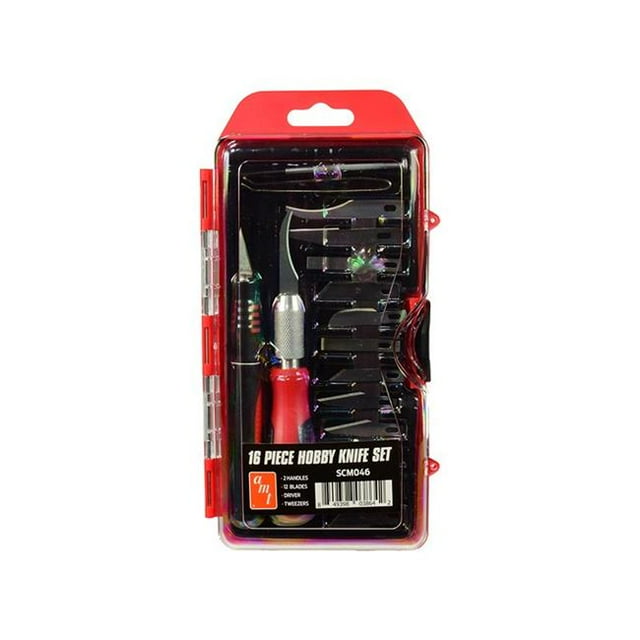 AMT SCM046 Couteau de Passe-Temps 16 Pièces Set Skill 3 pour Kits de Modèles