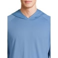 thumbnail image 5 of George Men’s & Big Men's Hooded Long Sleeve Sun Shirt with UPF50+, Sizes S-3XL, 5 of 6