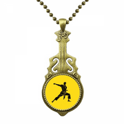 Martial Antiquity Strangling Physique Necklace Antique Guitar Jewelry Music Pendant