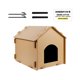 thumbnail image 4 of Casa para gatos al aire libre, casa para gatos callejeros, casa para mascotas con aislamiento estable e impermeable, refugio cálido para gatos durante M, 4 of 8