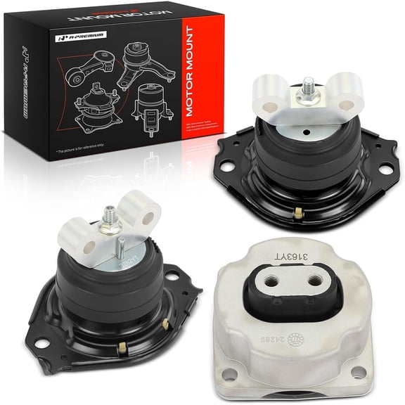 A-Premium 3PCS Front Engine Motor Mount Transmission Mount Set Compatible with Dodge 2011-2022 Charger, Challenger & Chrysler 2011-2022 300, 3.6L 5.7L, Automatic Trans, Replace# 5090140AG 52124671AE