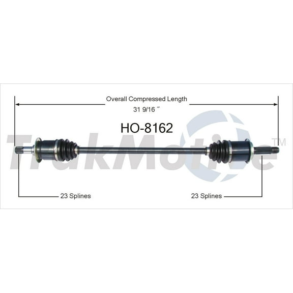 CV Axle Shaft Fits select: 2003-2011 HONDA ELEMENT