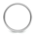 thumbnail image 2 of Finest Gold 14K White Gold Light Comfort Fit Brush Satin Fancy Band, Size 13, 2 of 4