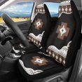 thumbnail image 2 of Renewold Southwest American Tribal Brown Black Car Seat Cover for Women Non-Slip Front Bench Protection, Breathable Auto Accessories Universal Fit Most Vehicles, 2 of 7