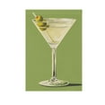 thumbnail image 6 of Yayeee Garden Flag 12" x 18" Double Sided Outdoor Yard Lawn Holiday Decorations, Martini with Olive, 6 of 6