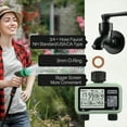 thumbnail image 3 of 2 Zone Water Timer, Hose Timer, Automatic Watering Timer for Gardens, Sprinkler Timer with Rain Delay / Child Lock /IP65 Waterproof, Large LCD Screen Irrigation Systems for Garden, 3 of 9