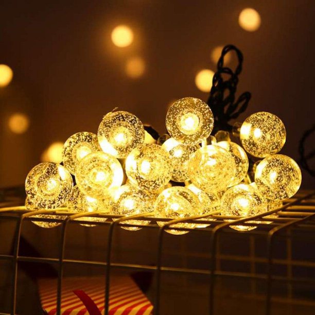 Clearance!Solar String Lights,Outdoor String Light 20 LED 16ft