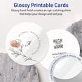 thumbnail image 2 of Avery Printable Round Cards, 3" Diameter, Glossy White, 150ct, 2 of 8