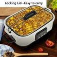 thumbnail image 3 of Magnifique 4 Quart Casserole Digital Slow Cooker, Premium Ceramic Bakeware for Oven,White, 3 of 5