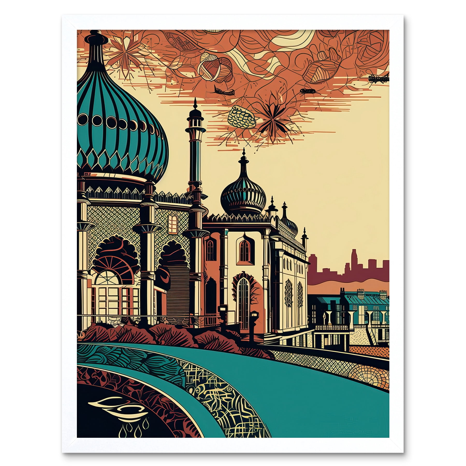 Geburtstagskarte „Brighton Pier“ Von Artery8 – 17,5x12,5cm, Hochwertiges Papier, Leer Innen