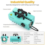 Tumbler Heat Press, 30oz Mug Heat Press Machine, Sublimation Heat Press Machine, Portable Cup Heat Mug Press DIY Mug Cup Heat Transfer for Various Tumblers & Mugs with 20 Heat Papers/Tape/Gloves
