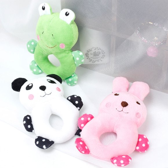 OULII Dog Chewing Toy in Frog Shape for Pet Supplies 1Pack