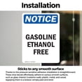 thumbnail image 3 of (2 Pack) Gasoline Ethanol Free OSHA Notice Sign 7 Inch X 10 Inch Vinyl Label Decal Sticker Weather Resistant, UV Protected for Workplace, Business, and Construction Site, Made in the, 3 of 7