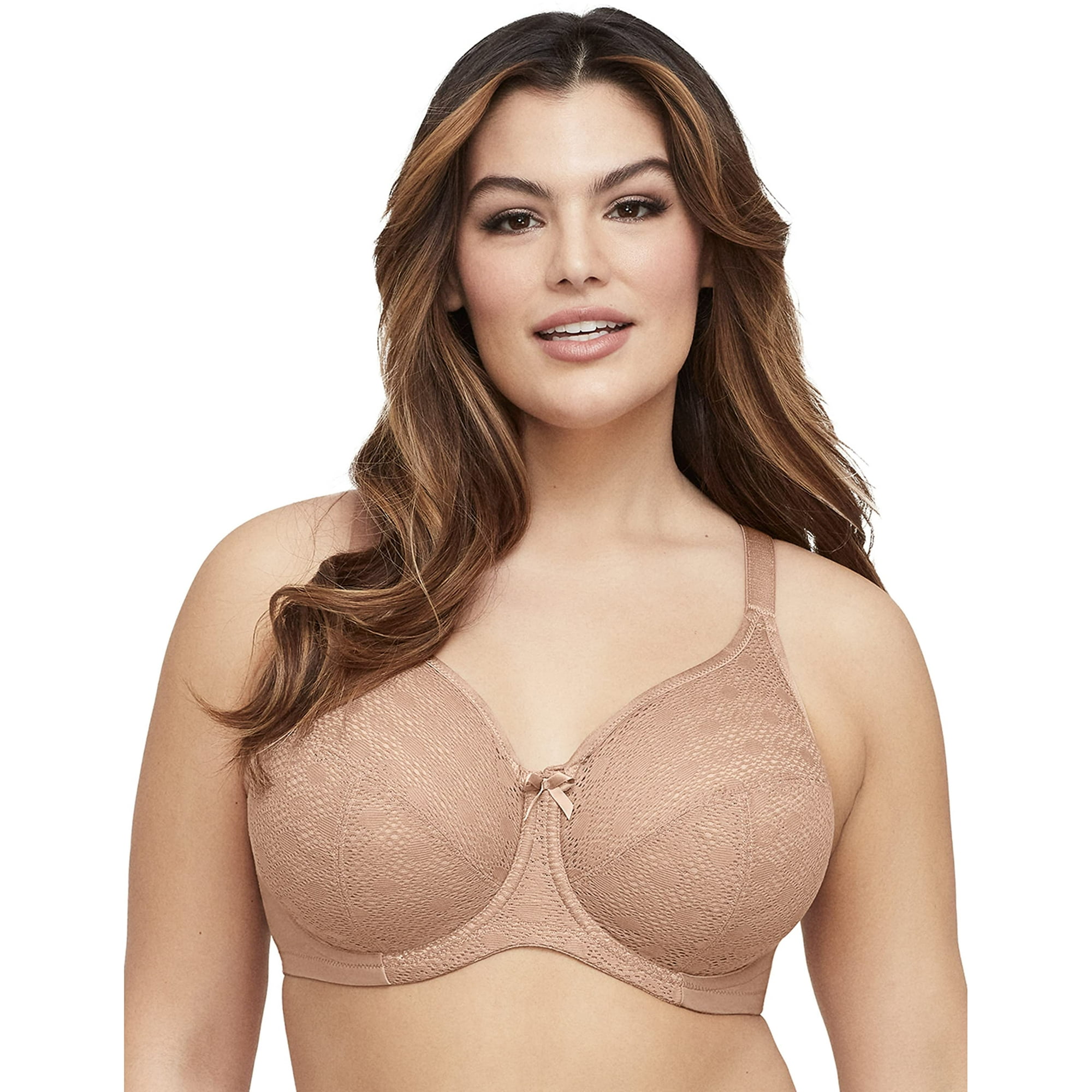 Full Figure Plus Size Lace Comfort Wonderwire Bra Underwire
