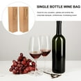 thumbnail image 5 of 12 Pcs Wine Bottle Bag Kraft Paper Wine Bag Tote Bags Single Red Wine Bag Kraft Paper Bag with Handle Wine Gift Bag, 5 of 5