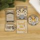 thumbnail image 4 of Colgador de letras del día de la abeja, colgador de letrero de puerta, decoración de madera de abeja amarilla, 4 of 6